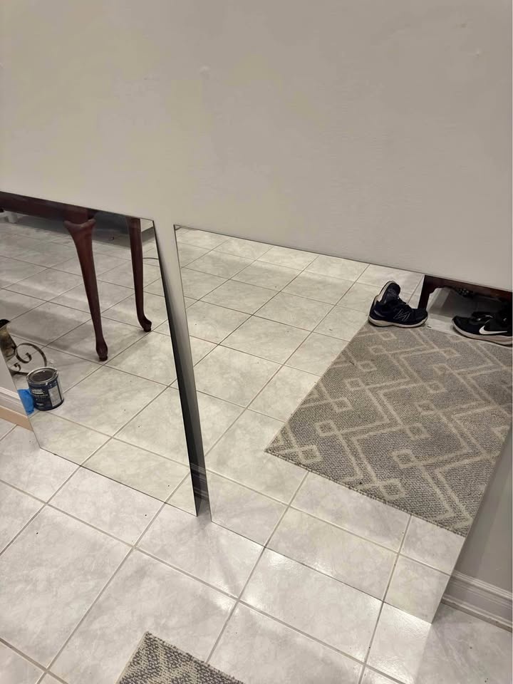 Two mirrors 63 cm x 91cm - very durable $20 each