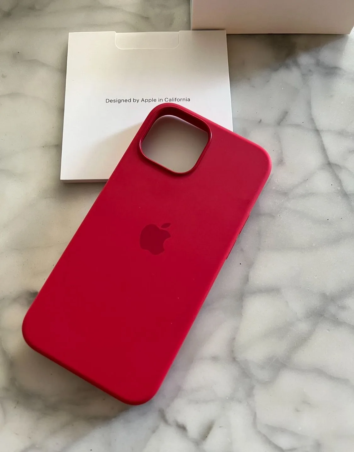 iPhone 13 mini MagSafe Silicone Case Red