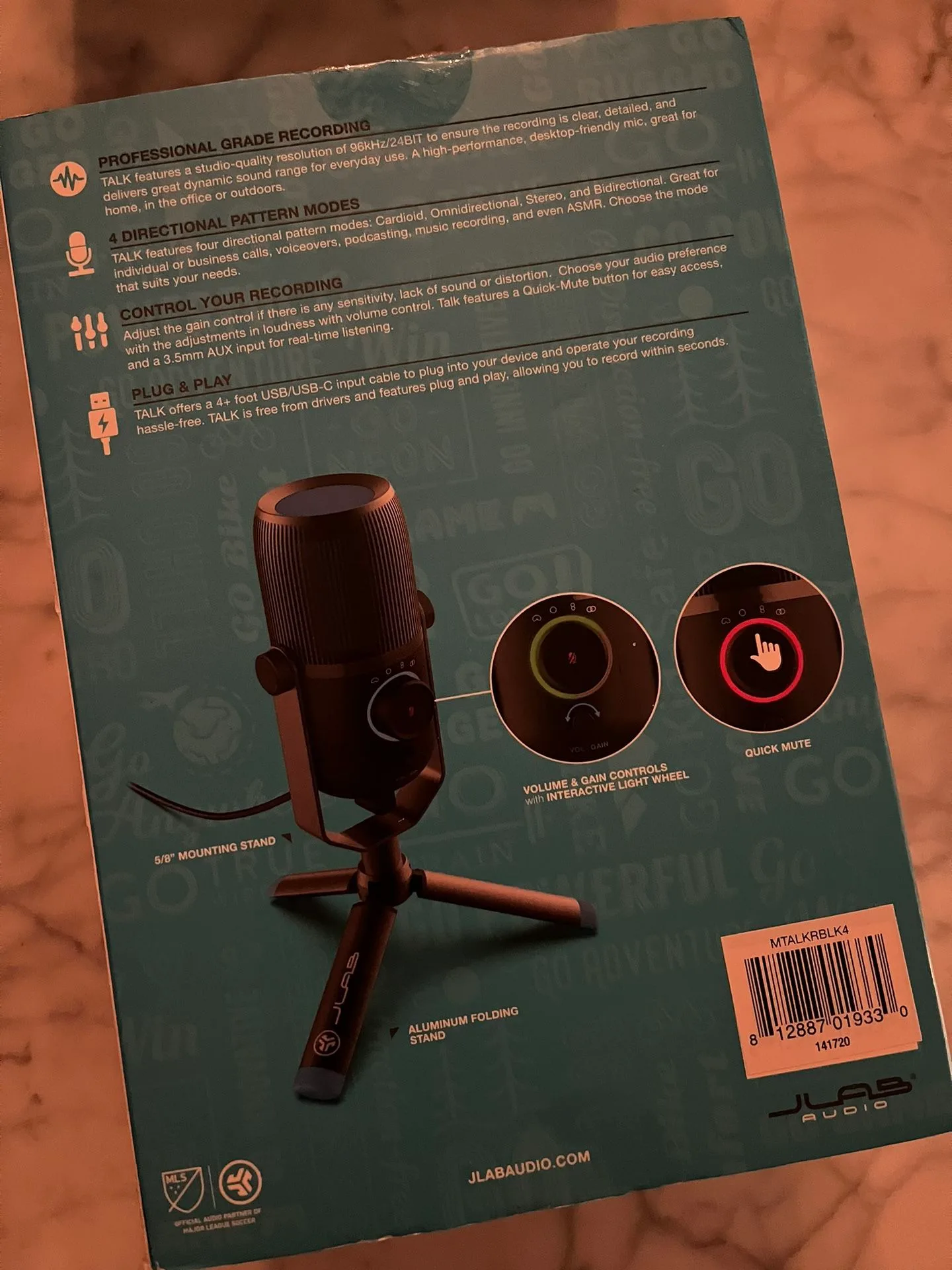 JLab Talk USB Microphone (no Stand) image indicator(5)