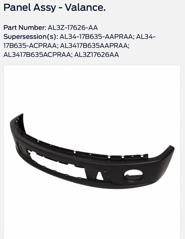 2010 F150 Harley Davidson Bumper Cover - photo 4
