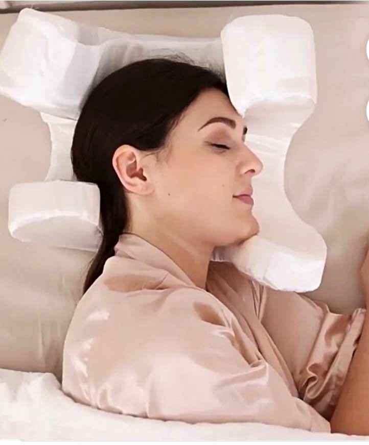 Silk pillow to avoid wrinkles - black & pink - NE pickup