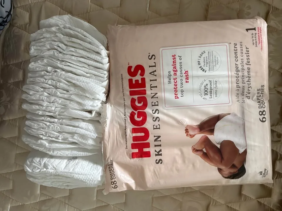 Diapers for sale! Rascals, Bambo Nature and Huggies Skin Essenti image indicator(2)
