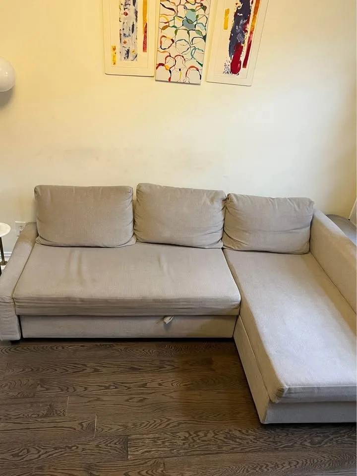 IKEA friheten sofa bed - beige image indicator(2)