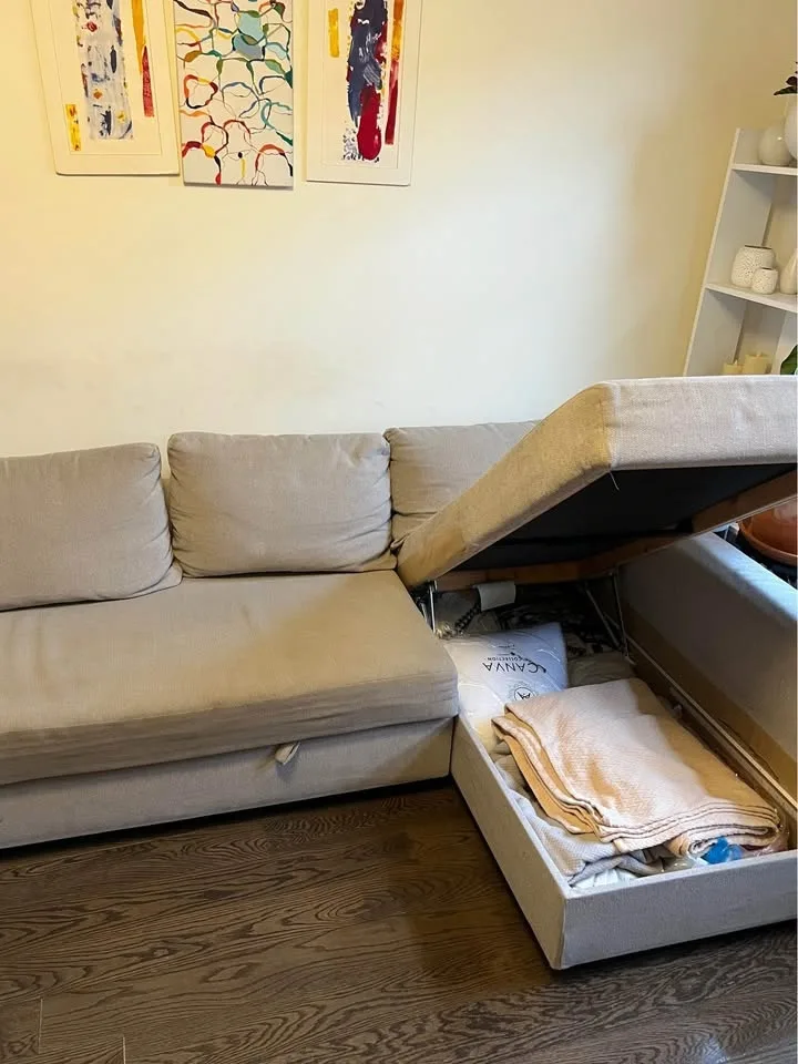 IKEA friheten sofa bed - beige image indicator(3)