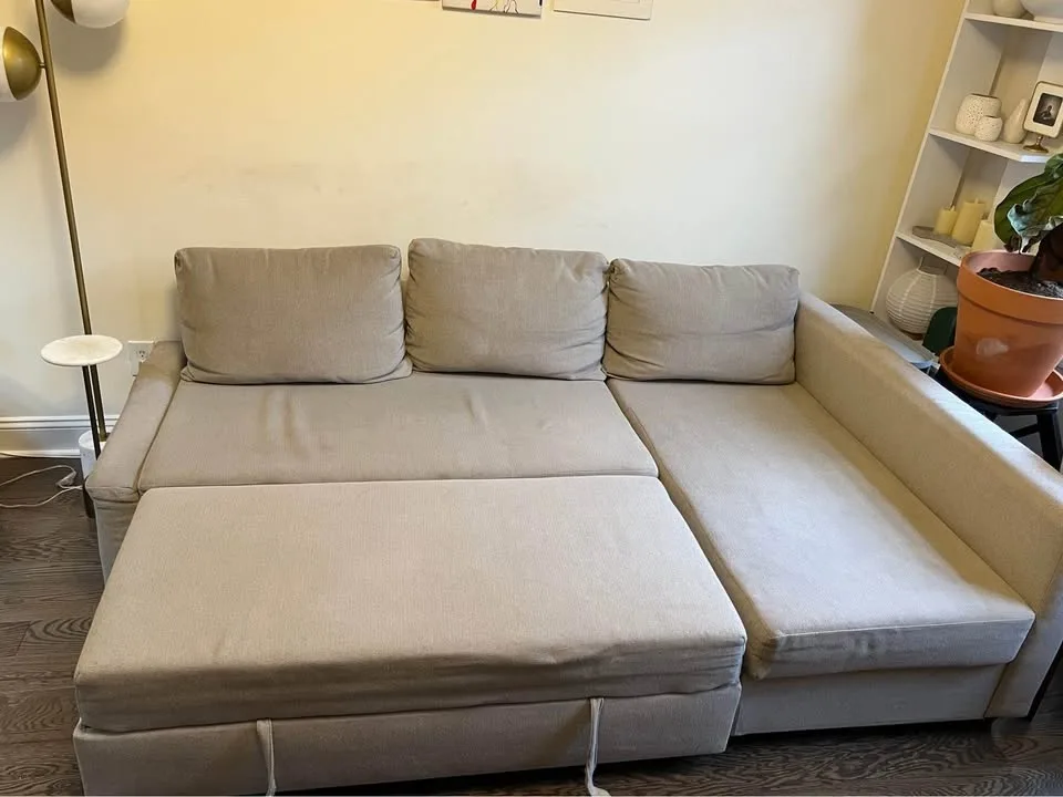 IKEA friheten sofa bed - beige image indicator(4)