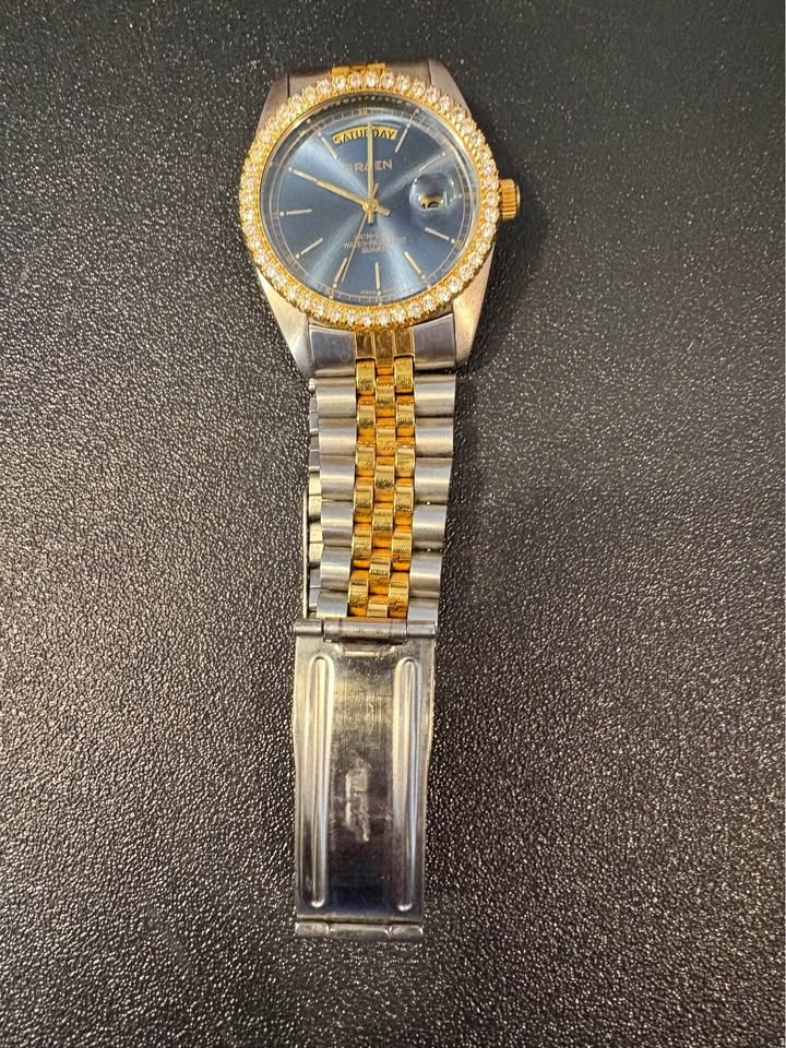 Gold Tone Diamonds Gruen Precision Watch - NE Martindale - photo 2