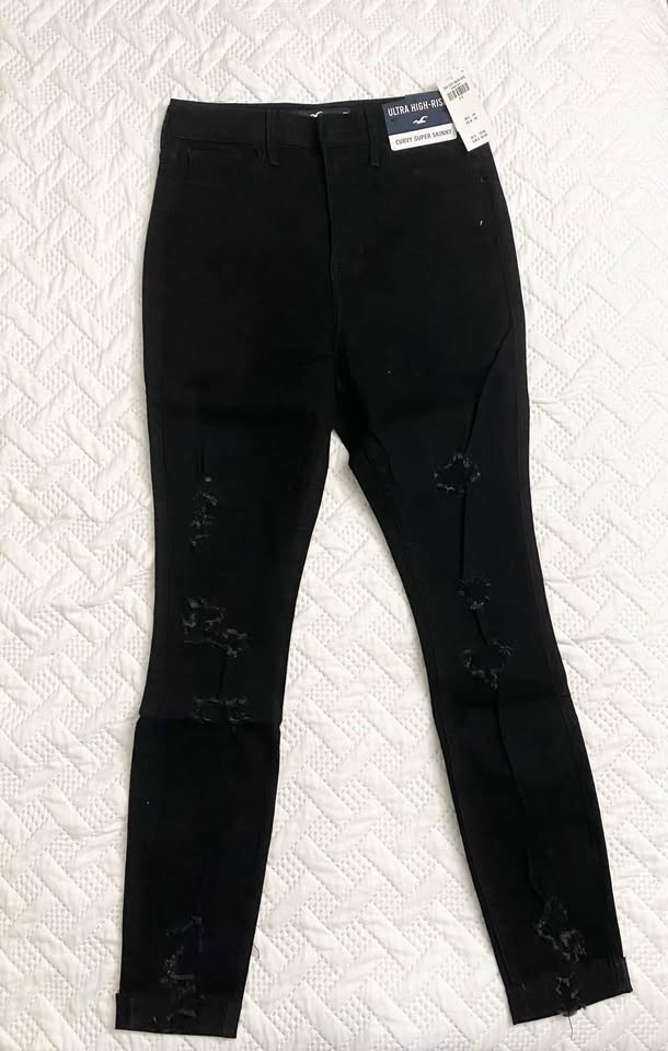 BNT Hollister Curvy Ultra High-Rise Super Skinny Jeans Size 27W