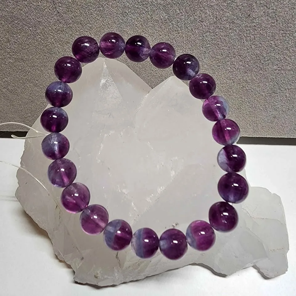 New Natural Mermaid Fluorite crystal bracelet