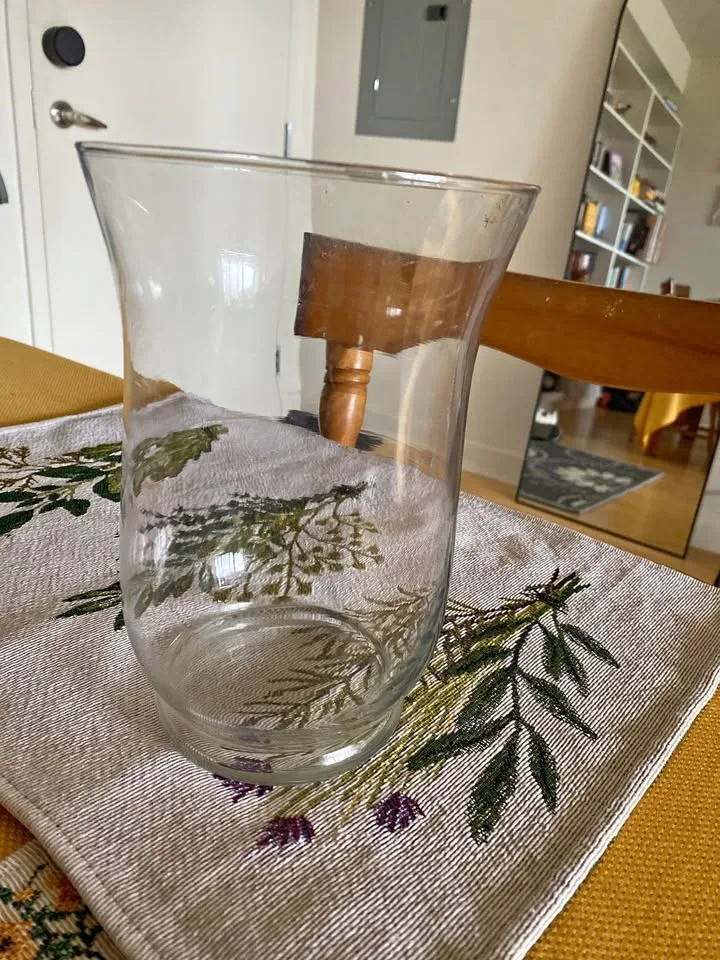 New Tall Glass Vase