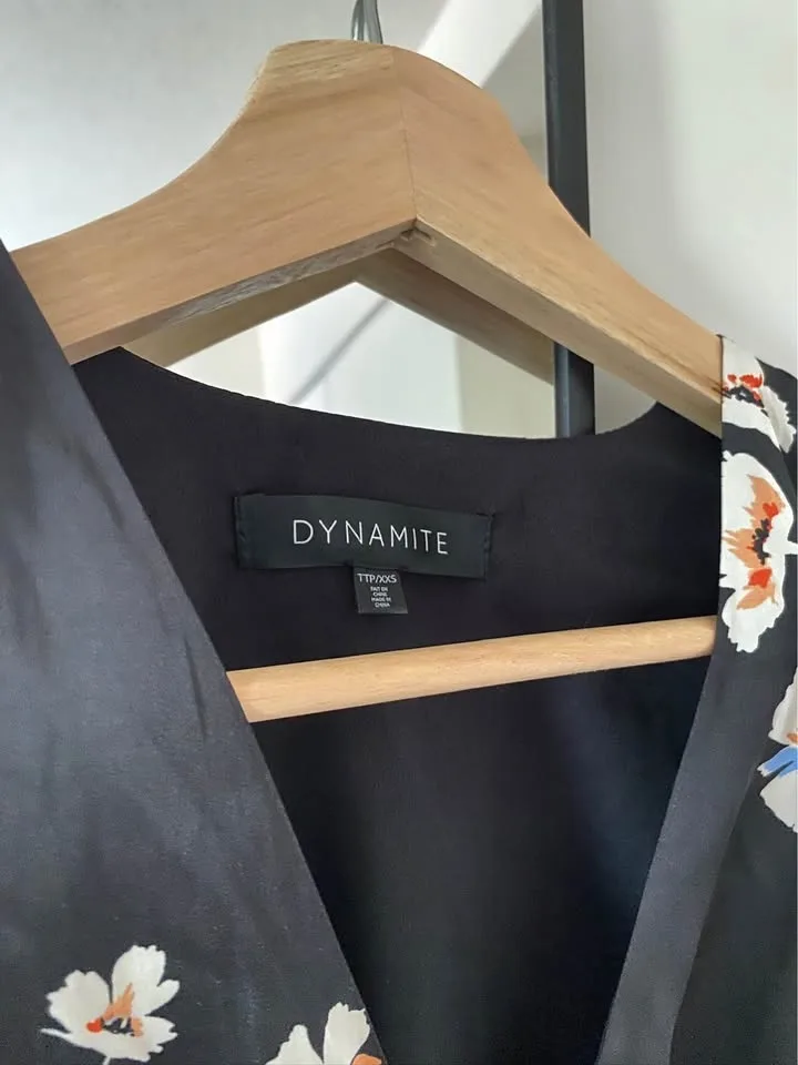 Dynamite satin floral dress image indicator(3)