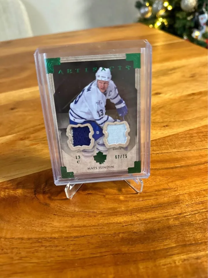 Mats Sundin Jersey Hockey Card