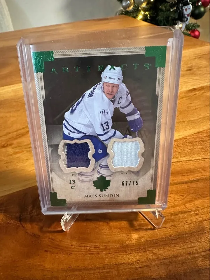 Mats Sundin Jersey Hockey Card image indicator(3)