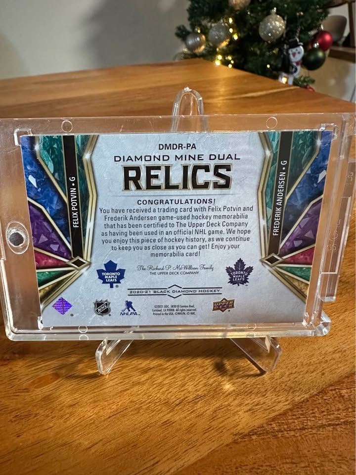 Dual Patch Hockey Card. Maple Leafs. - photo 3