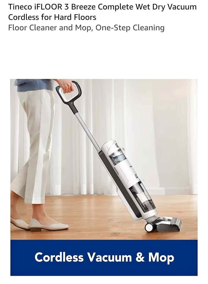 Cordless Vacuum Floor Cleaner and Mop
