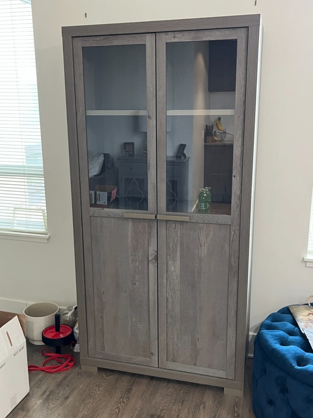 Practically NEW! Accent cabinet - $400.00