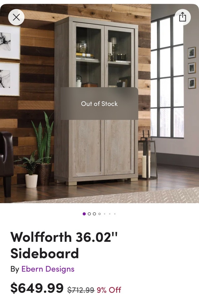 Practically NEW! Accent cabinet - $400.00 - photo 4