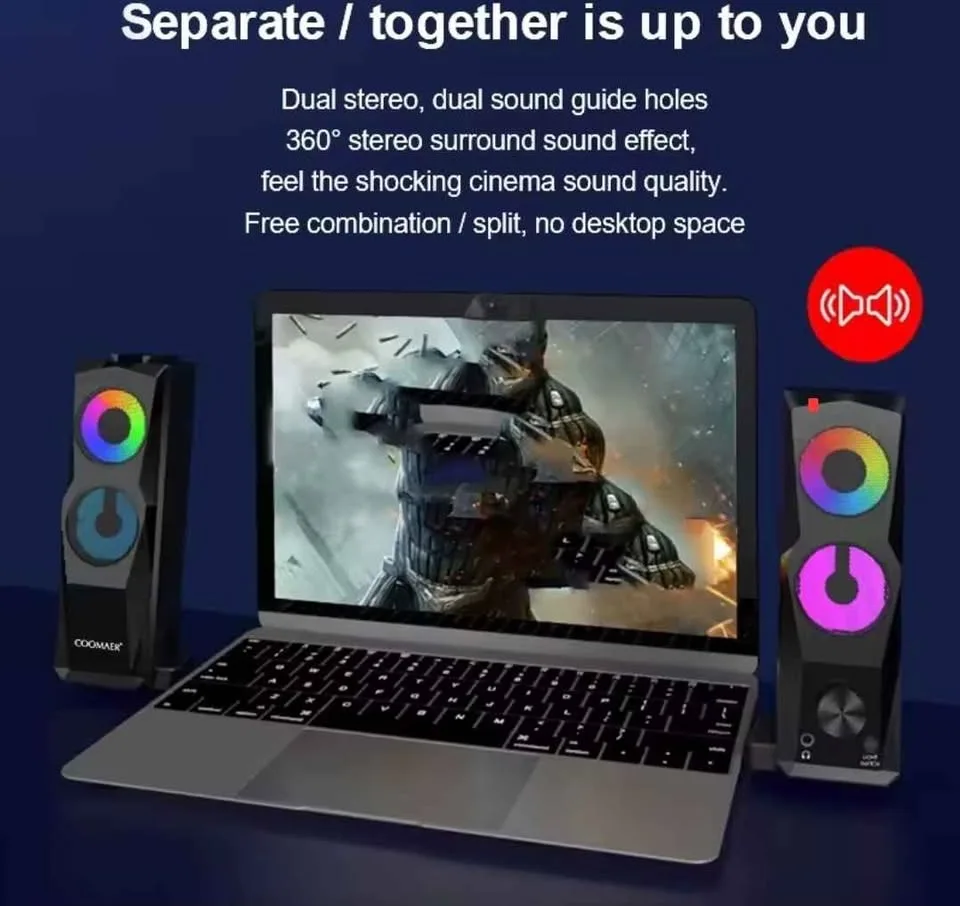 Coomaer gaming speaker image indicator(2)