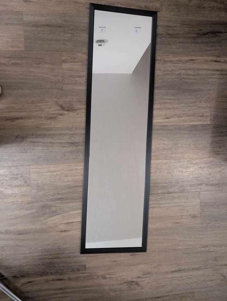 Simple Black-Framed Full-Length Mirror - photo 2