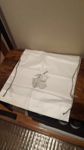 Apple Mac String Backpack Bag White