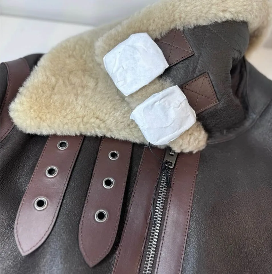 Coach Shearling Aviator Bomber Jacket Small image indicator(7)