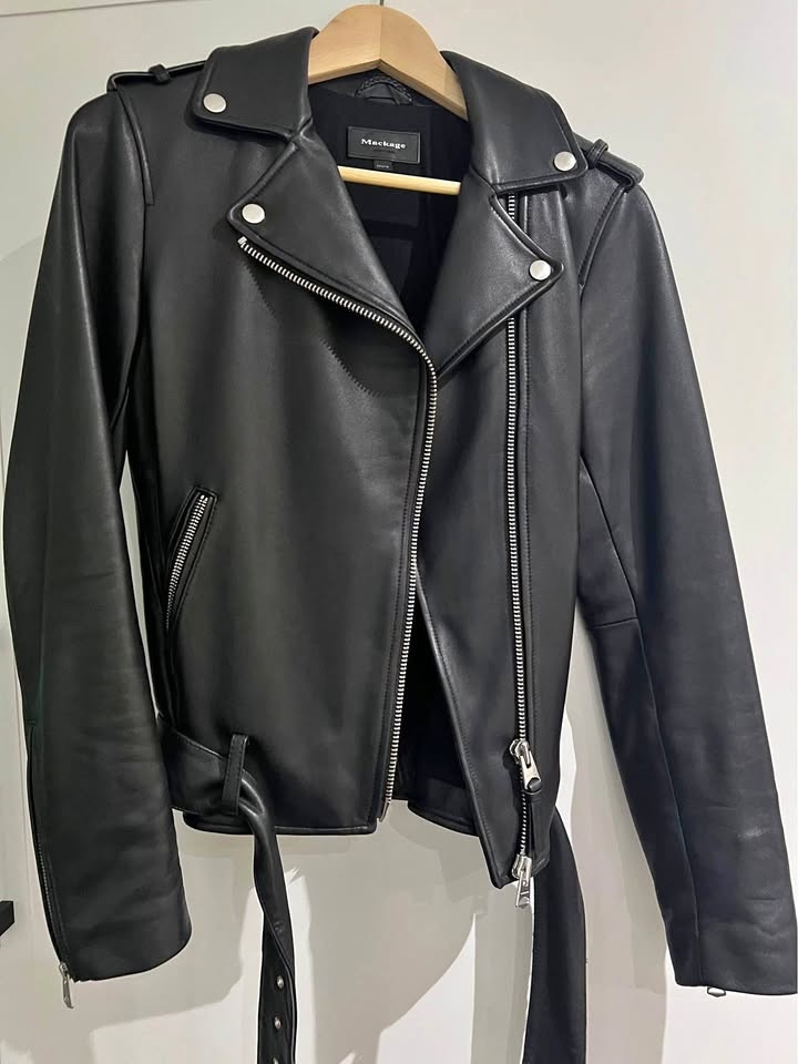 Mackage Leather Moto Jacket XS
