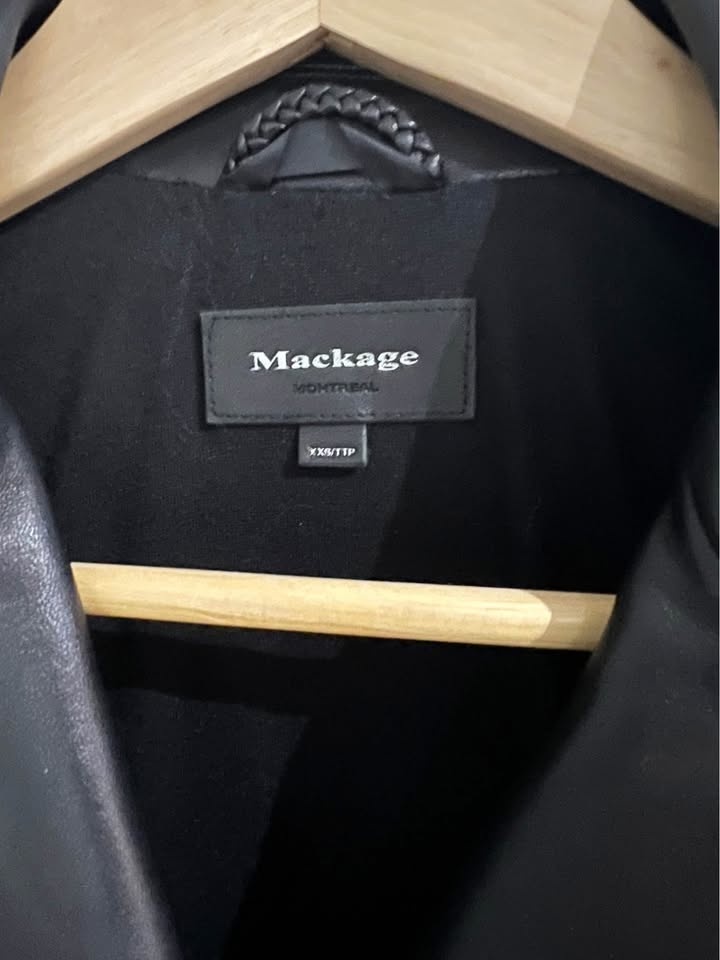 Mackage Leather Moto Jacket XS - photo 3