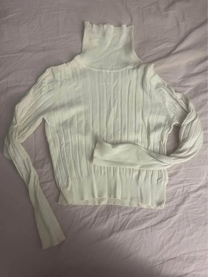 White Turtleneck image indicator(2)