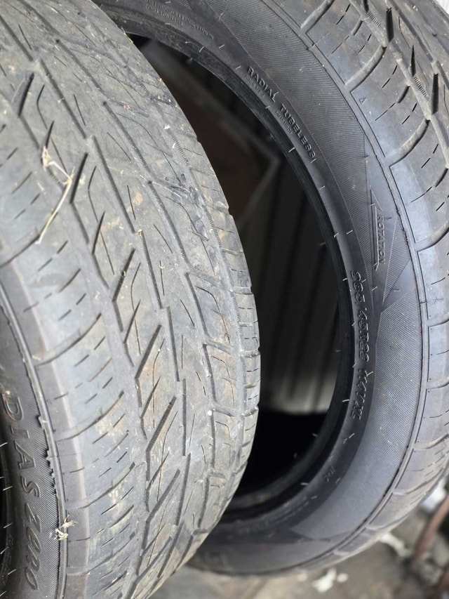 285 45 22 Low profile truck tires 75% left