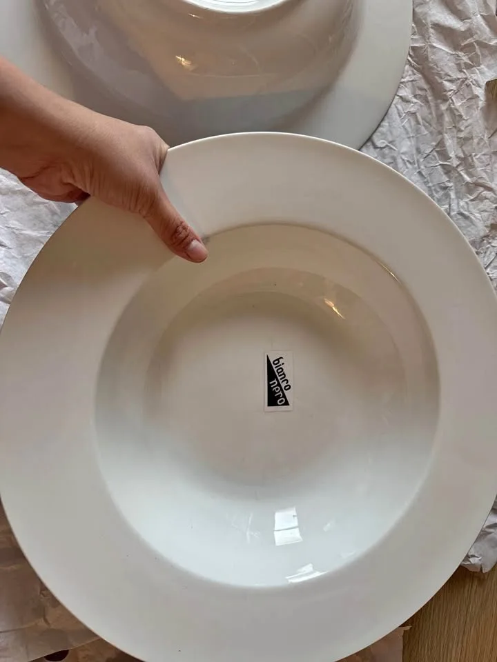 Pasta Salad Bowls,Dinner Plate, White Plate,Soup Bowls...