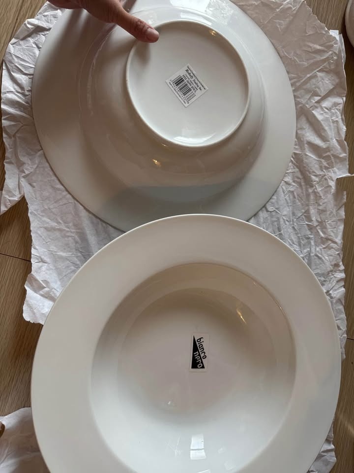 Pasta Salad Bowls,Dinner Plate, White Plate,Soup Bowls... - photo 2