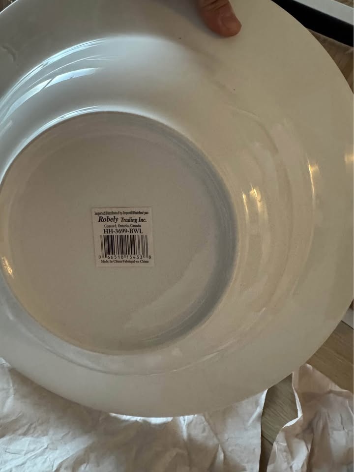 Pasta Salad Bowls,Dinner Plate, White Plate,Soup Bowls... - photo 3