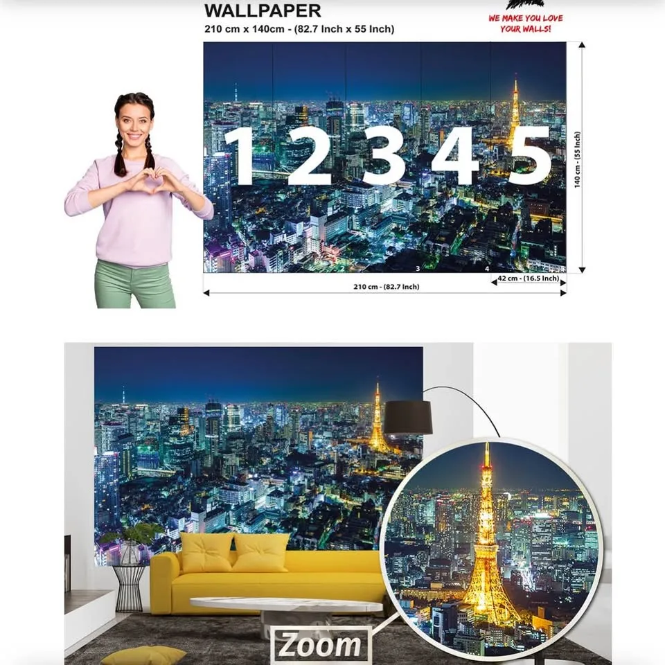 Tokyo Skyline at Night Wallpaper image indicator(6)