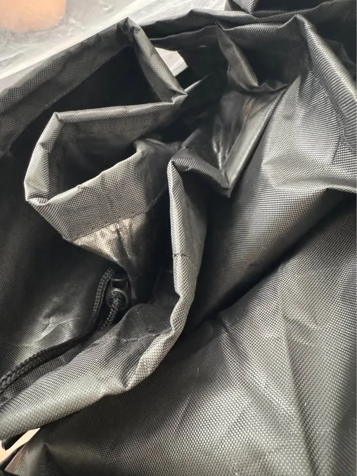 Lawn Egg Chair Cover, Patio Furniture Cover, Medium Size, Black image indicator(3)