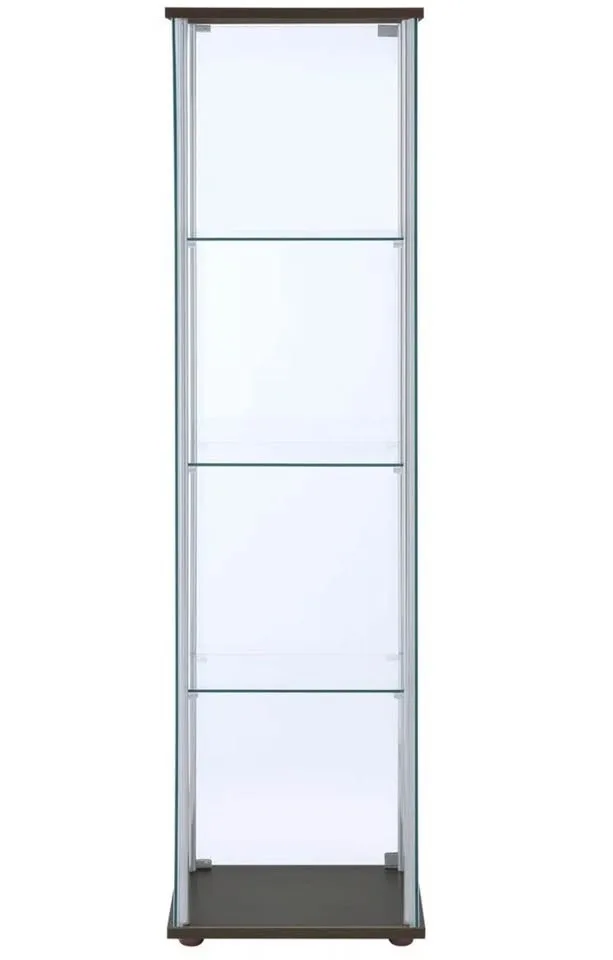 4-TIER MODERN CURIO DISPLAY CABINET image indicator(2)