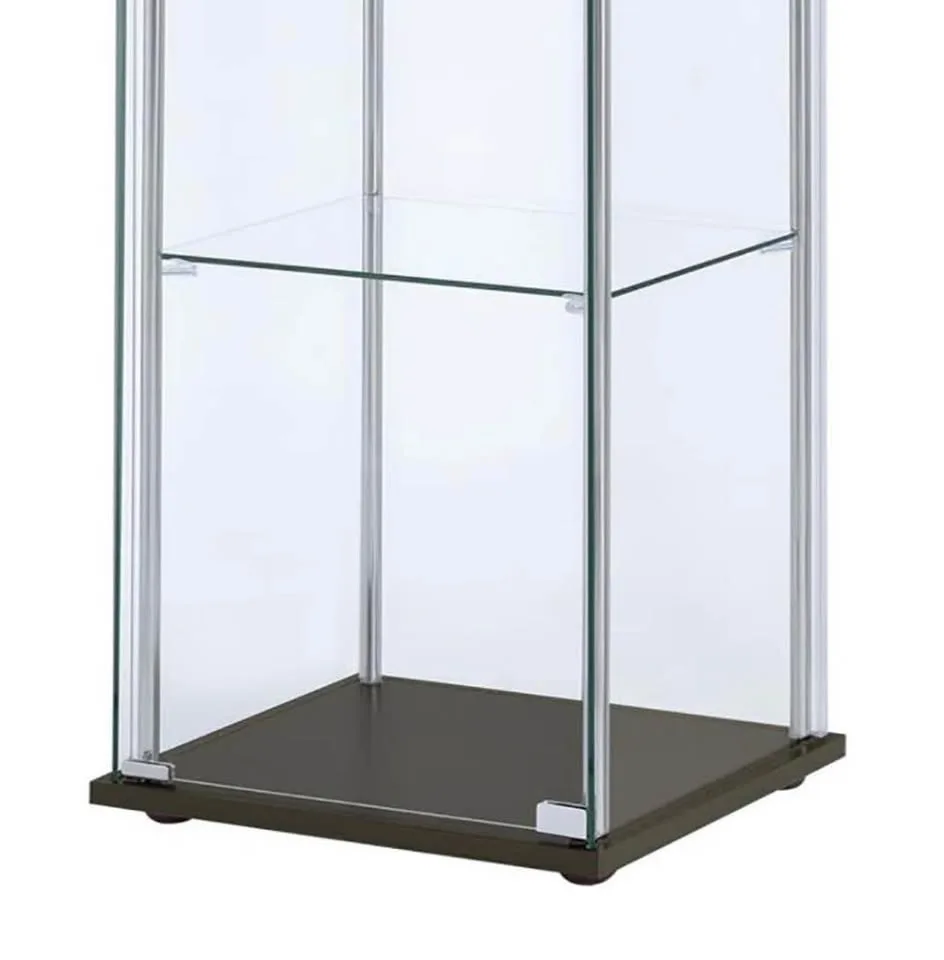 4-TIER MODERN CURIO DISPLAY CABINET image indicator(3)
