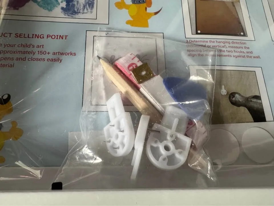 Kids Artwork Frames Changeable, Frame Front Loading White Pictur image indicator(2)