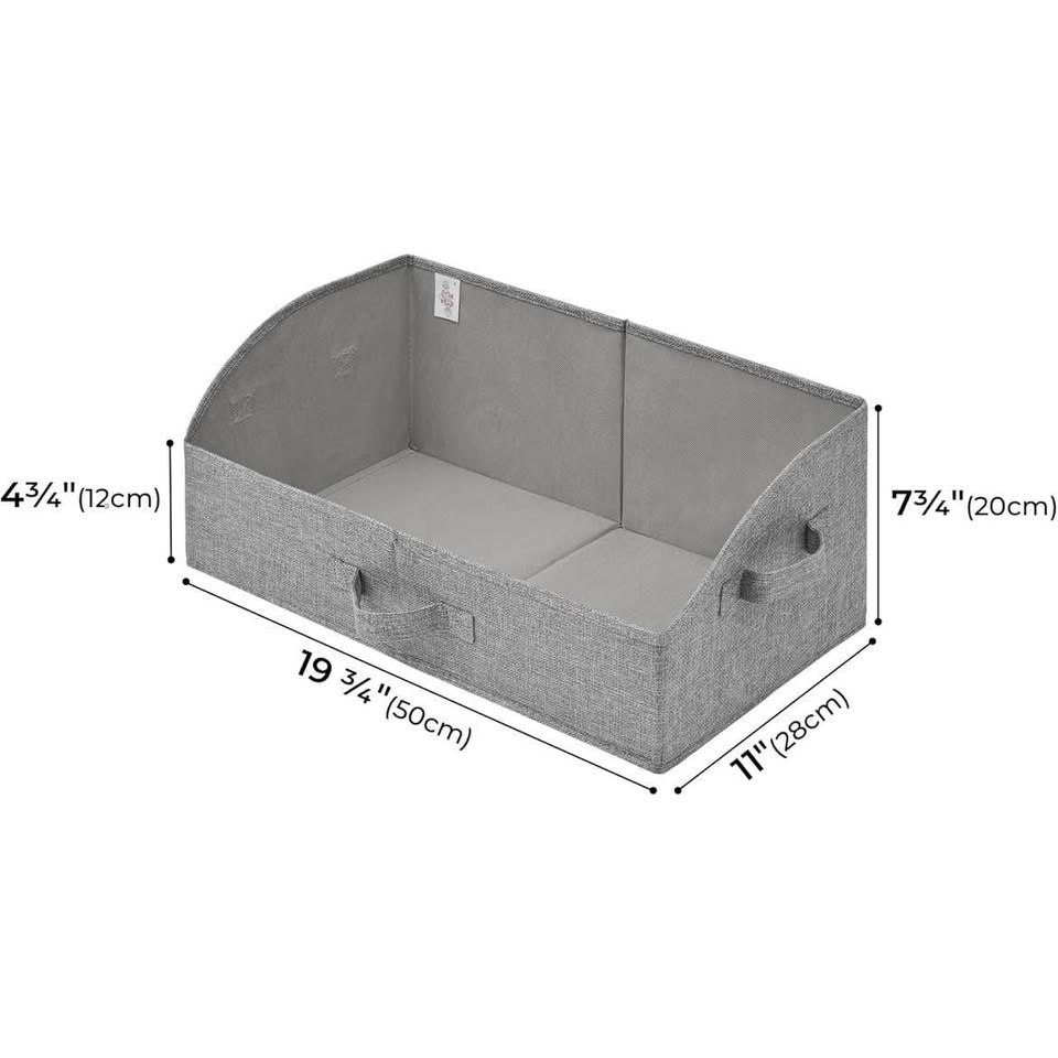 3 storage bins and 2 closet organizers, storage box - photo 4