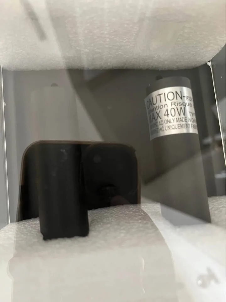 Modern Outdoor Wall Sconce, Black Large Exterior Porch Light image indicator(3)