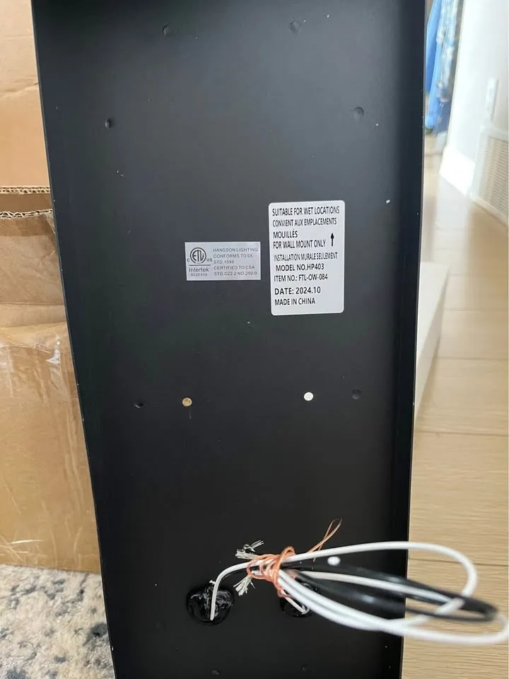 Modern Outdoor Wall Sconce, Black Large Exterior Porch Light image indicator(7)