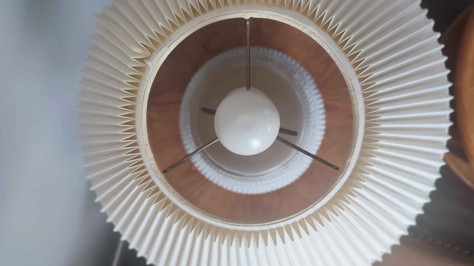 Poetry Cozy Ceramic Table Lamp with Pleated Shade - photo 3