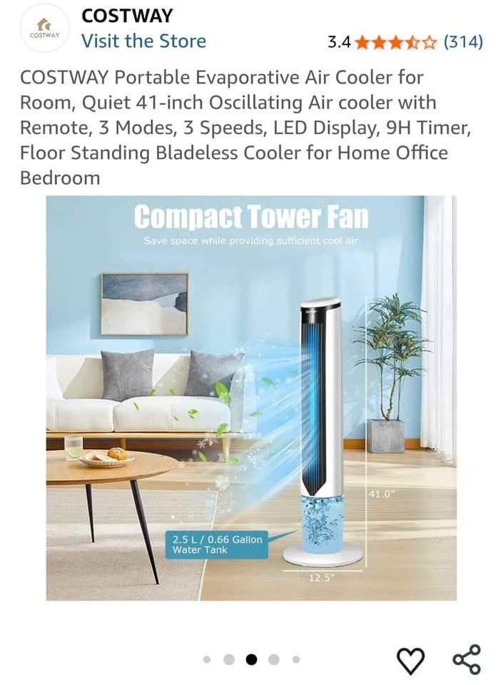 COSTWAY Evaporative Air Cooler - photo 5
