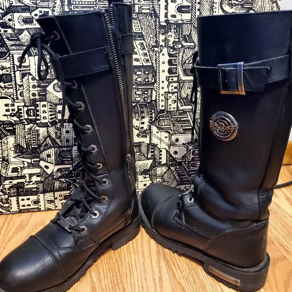 Riding Boots 30.00 Shoes VC Size 7/8 40.00 image indicator(3)