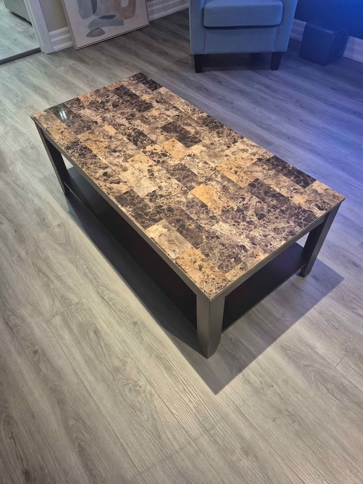 Matching TV stand, coffee table and end tables - photo 4