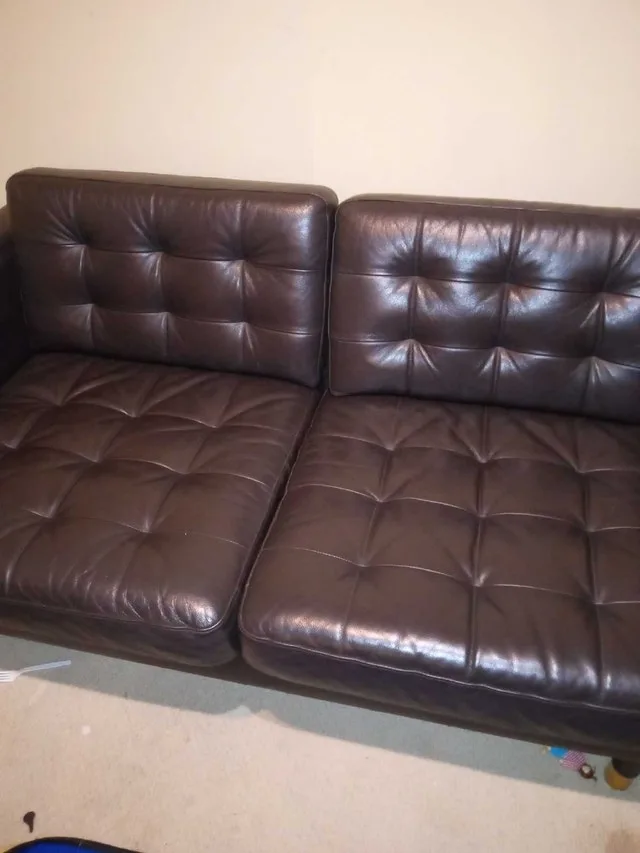 Leather Loveseat