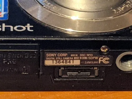 Sony DSC-W55 Digital Camera w/ Battery, Charger & Case image indicator(8)