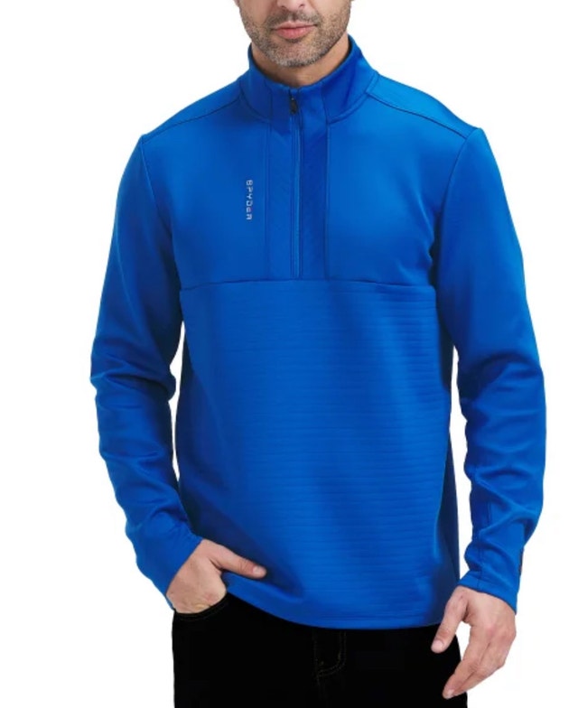 Brand New Spyder Men’s 1/4 Zip Sweater - Blue