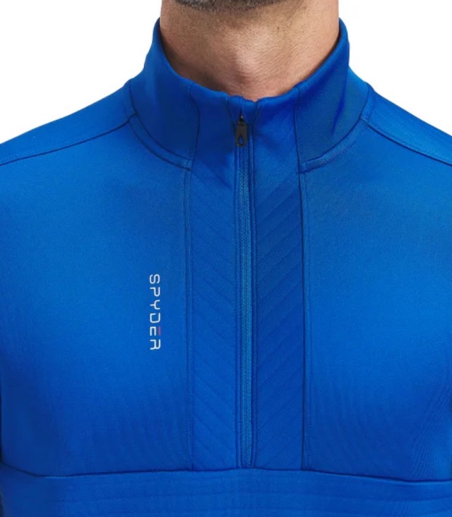 Brand New Spyder Men’s 1/4 Zip Sweater - Blue - photo 3