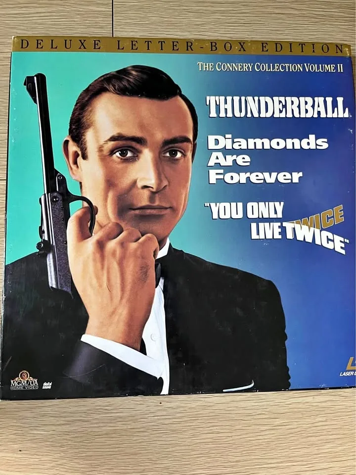 Laserdisc Connery Collection II / James Bond 4-Discs