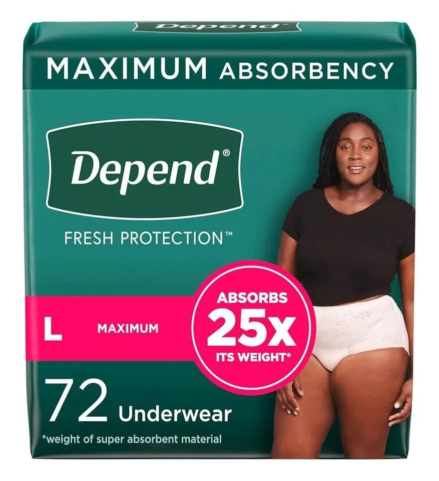 Depend Fresh Protection Adult Incontinence Underwear image indicator(3)