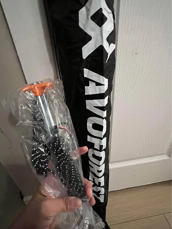 Tarp Poles Heavy Duty Adjustable, 8.7FT Tent Pole Set image indicator(5)